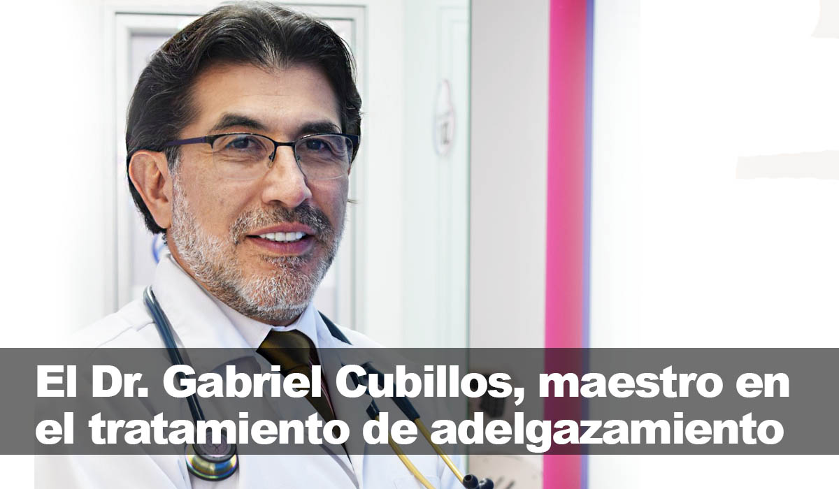 El Dr Gabriel Cubillos, maestro en el tratamiento de adelgazamiento con láser