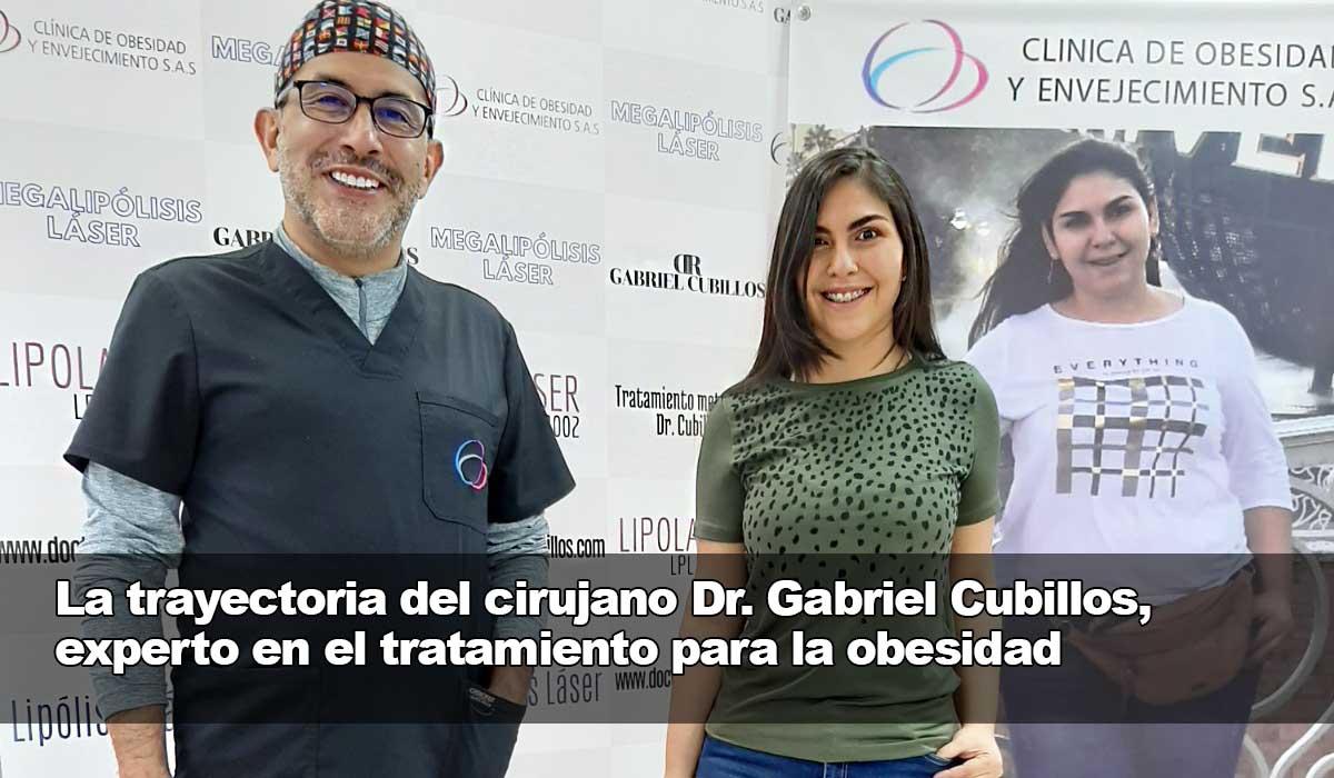 La biografía del cirujano Dr. Gabriel Cubillos, experto en el tratamiento para la obesidad